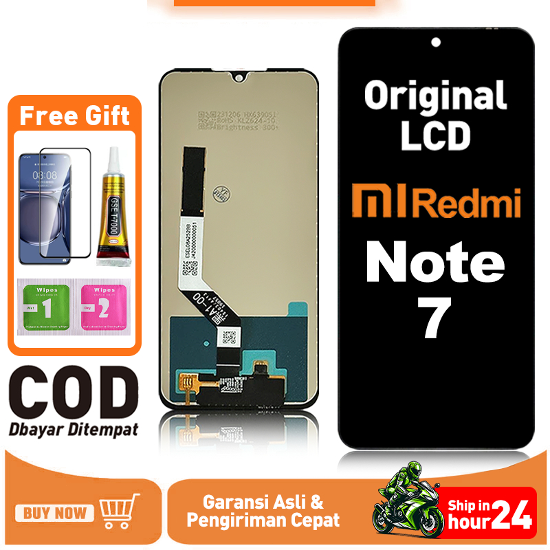 LCD Redmi NOTE 7 Original full set ori asli Untuk Glass Touchscreen Digitizer Ori