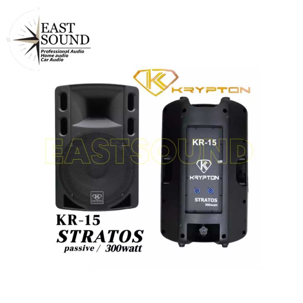 SPEAKER PORTABLE 15 INCH KRYPTON KR 15 PASIF STRATOS 300WATT