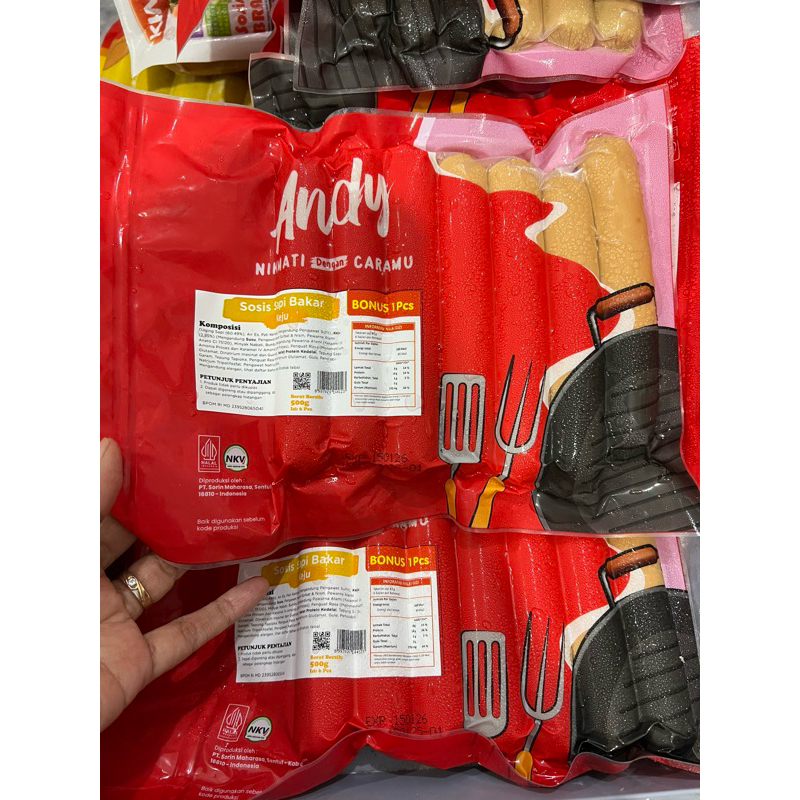 

Sosis Bakar Sapi Andy Keju 500 gram