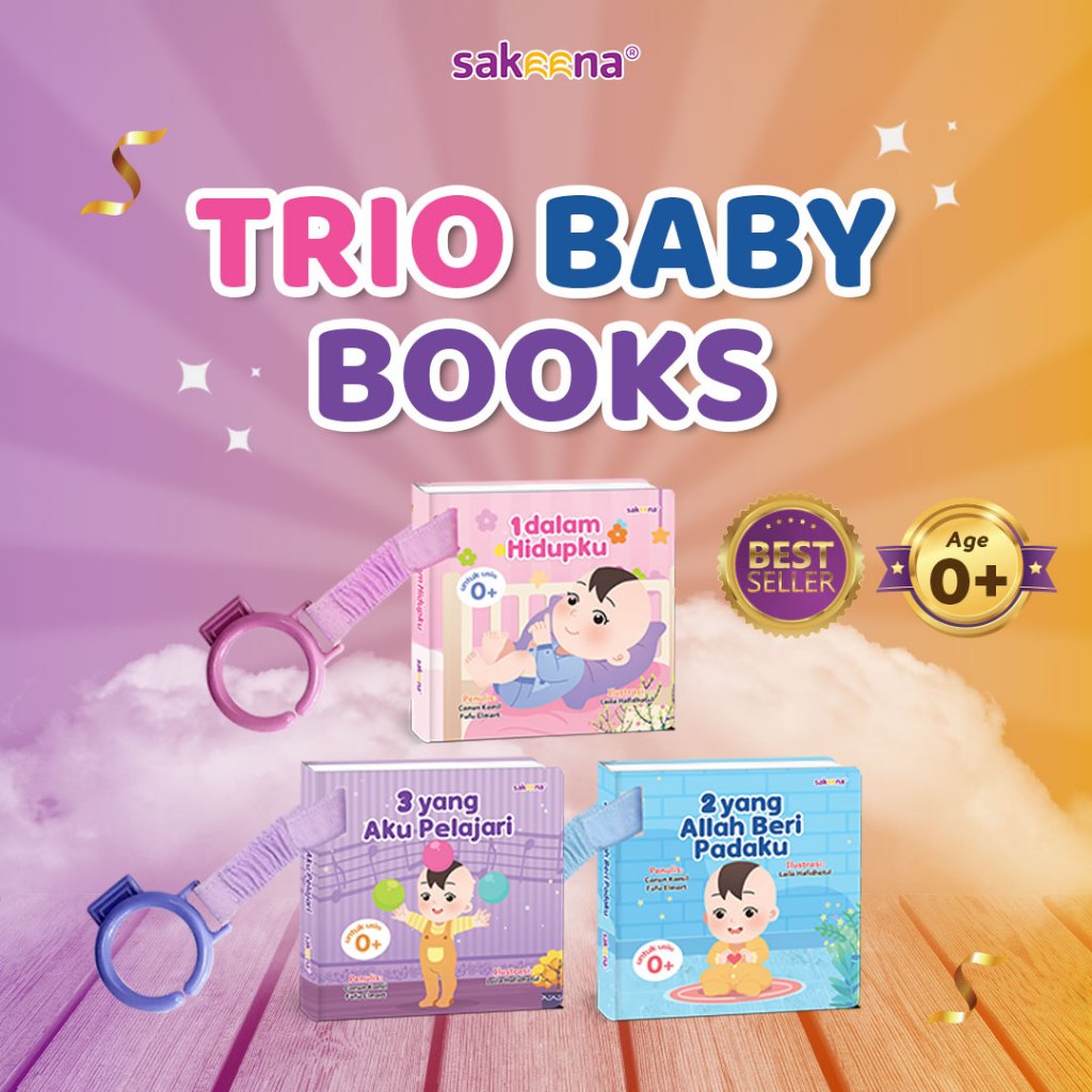 SAKEENA - Buku Anak Bayi Islami - Trio Baby Books (TBB) - Penulis Canun Kamil & Fufu Elmart