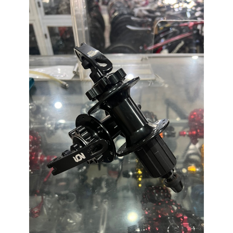 HUB 24 HOLE MTB FREEHUB LUBANG 24H ORIGINAL ION HITAM BEARING LONCER JANGKRIK DISCBRAKE 6 BOLTS BAUT