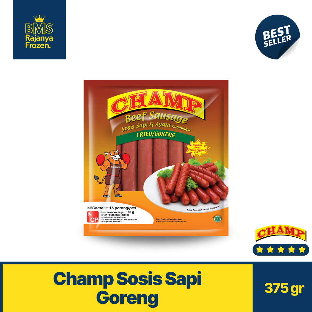 

Champ Sosis Sapi Goreng 375gr