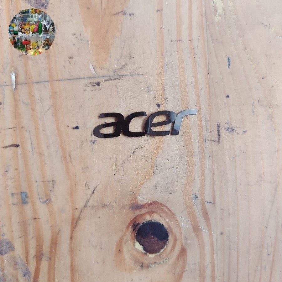 Stiker Logo Buat Laptop ACER Warna Gold Copotan Laptop