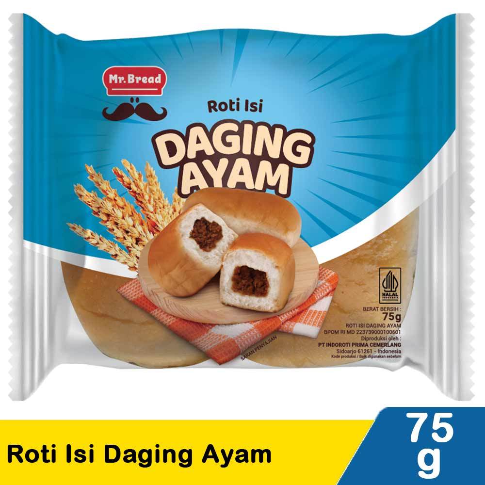 

Mr. Bread Roti Isi Daging Ayam – Gurih, Lembut, & Mengenyangkan!