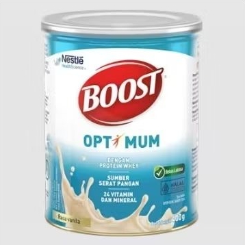 

Nestle Boost Optimum Susu Nutrisi Dewasa dan Lansia 800gr | KALENG PENYOK&SEDIKIT KARAT 5-10%