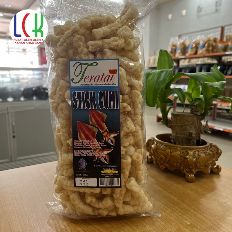 

Stik Cumi goreng cap Teratai 200 Gram Asli Bangka dari Toko LCK