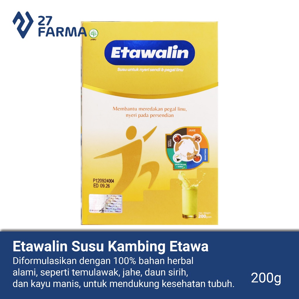 

Etawalin Susu Kambing Etawa dengan Herbal Alami 200g