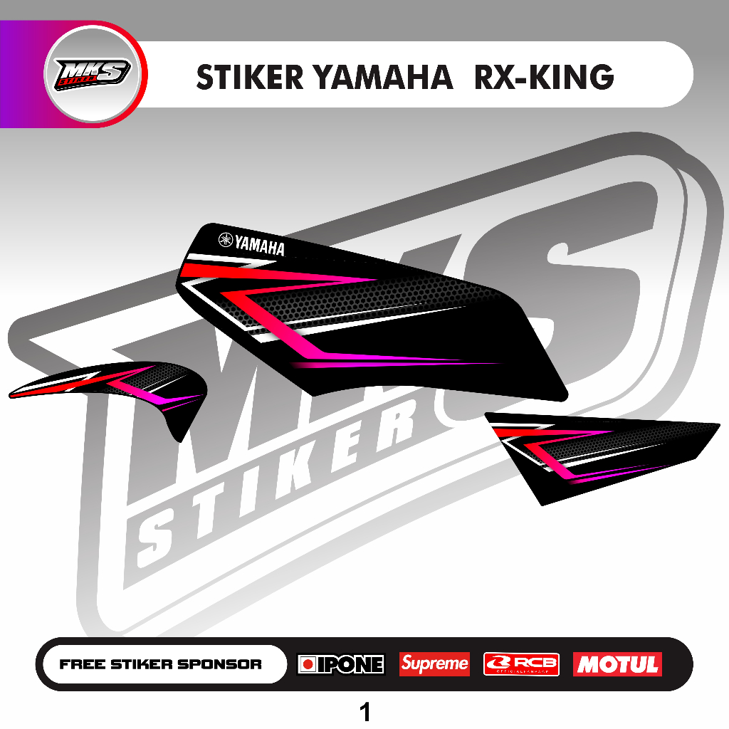 STIKER RX-KING, STRIPING RX-KING, DECAL RX-KING