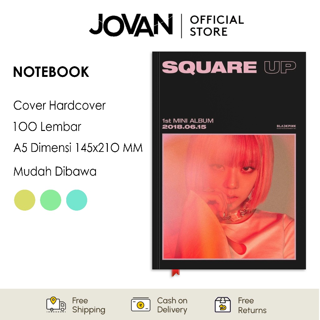 

Notebook Hardcover Custom Black Pink 4 Buku Tulis Catatan Note Agenda Planner Jurnal Diary Notebook Anime