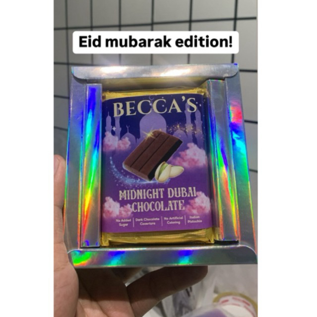 

READY Beccas coklat dubai kunafa pistachio