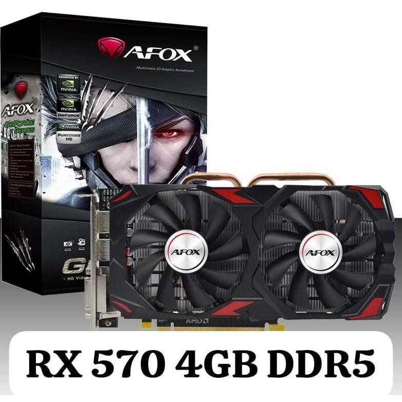 VGA CARD AFOX Radeon RX 570 4GB DDR5 RX570 4G