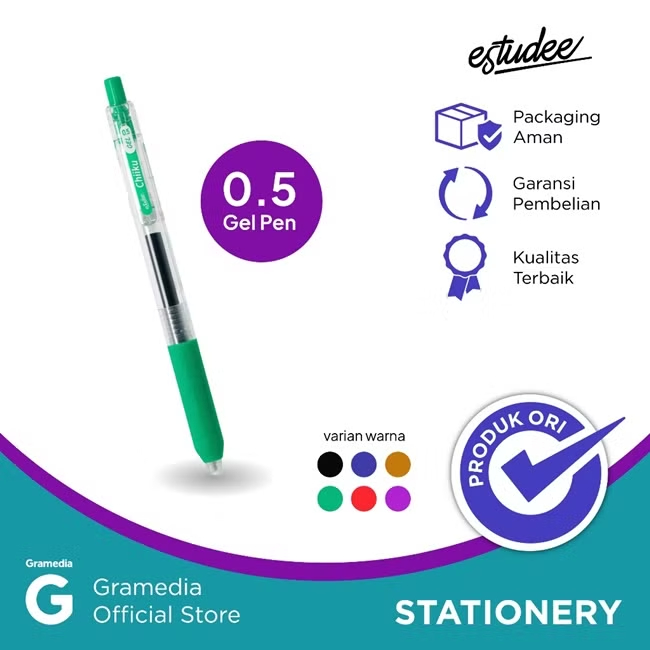 

Gramedia Tunjungan : ESTUDEE CHIIKU GELPEN 0.5 GREEN EGP-26