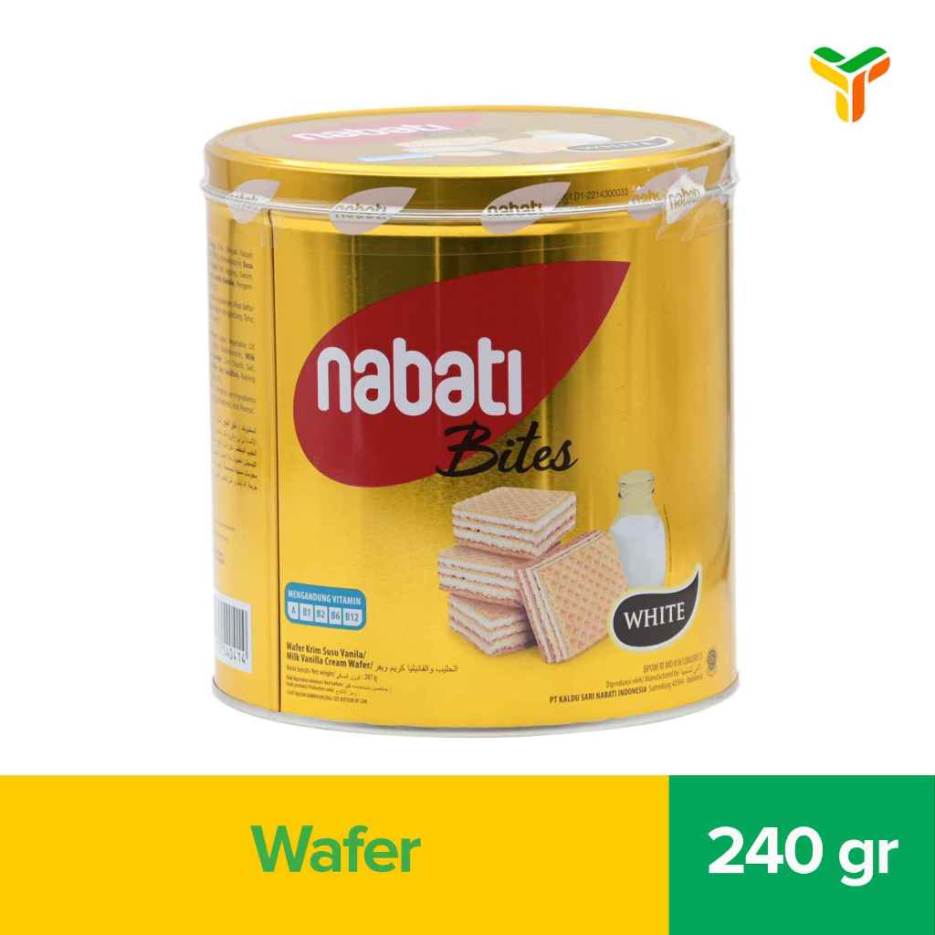 Nabati Wafer White 240Gr