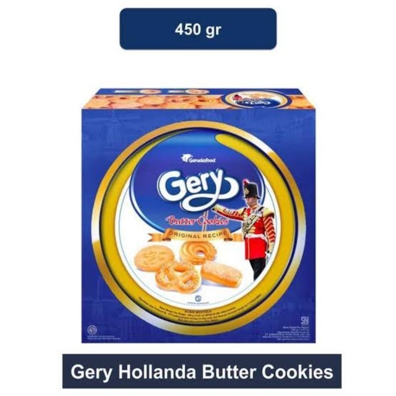 

Gery Hollanda Butter Cookies Biscuits 450 gr