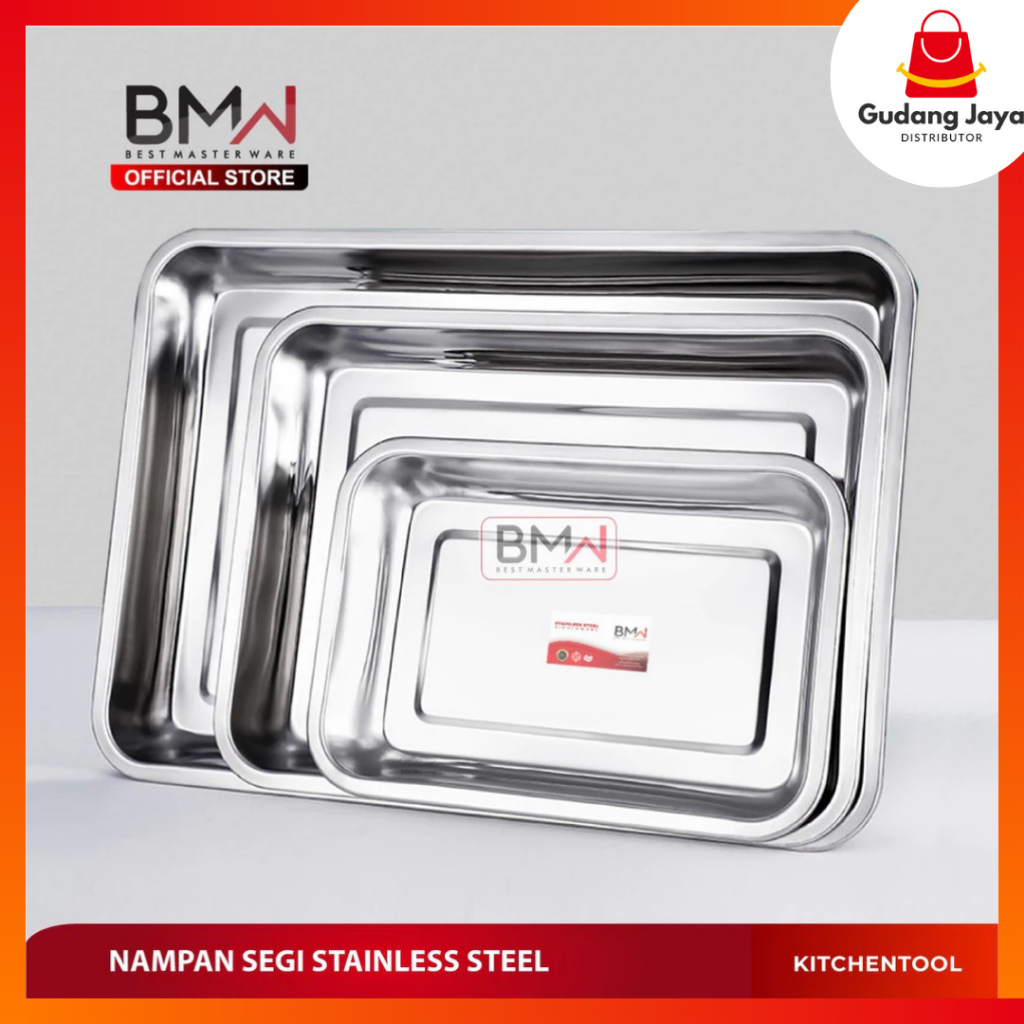 NAMPAN SEGI CEPER 227 BMW STAINLESS UK 32, 36, 40 CM / NAMPAN PRASMANAN STAINLESS