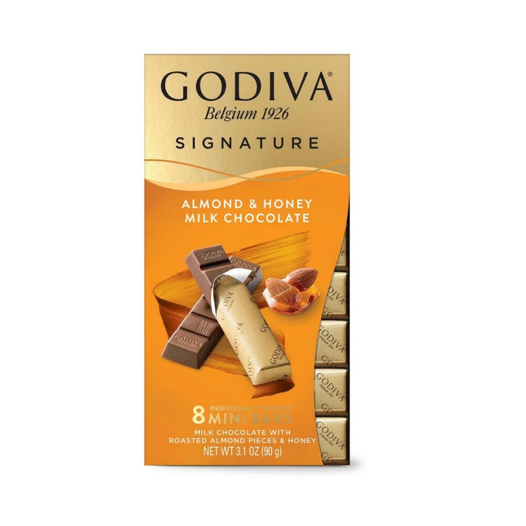 

Godiva Signature Chocolate Mini Bar Almond Honey