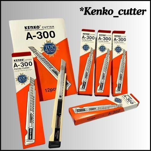 

[1 Pcs] Pisau Cutter Kenko A-300 / Alat Potong Pemotong / Handy Cutter Kenko A-300