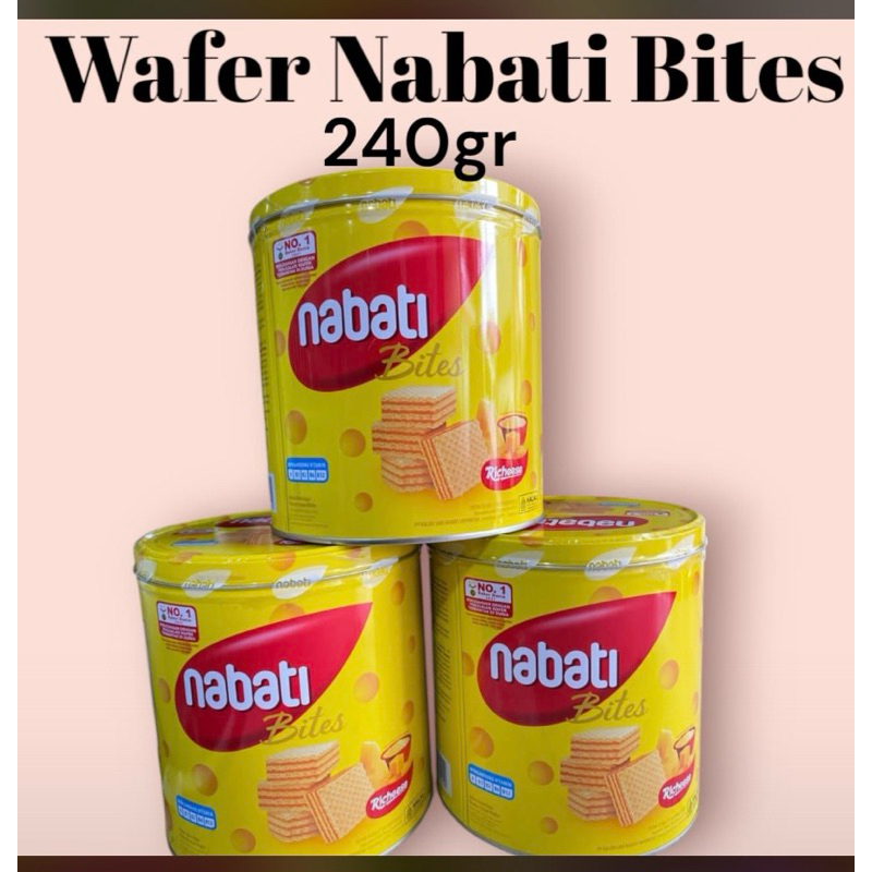 

WAFER NABATI BYTES RECHEESE 1 DUS NABATI 6 KALENG 240GRAM
