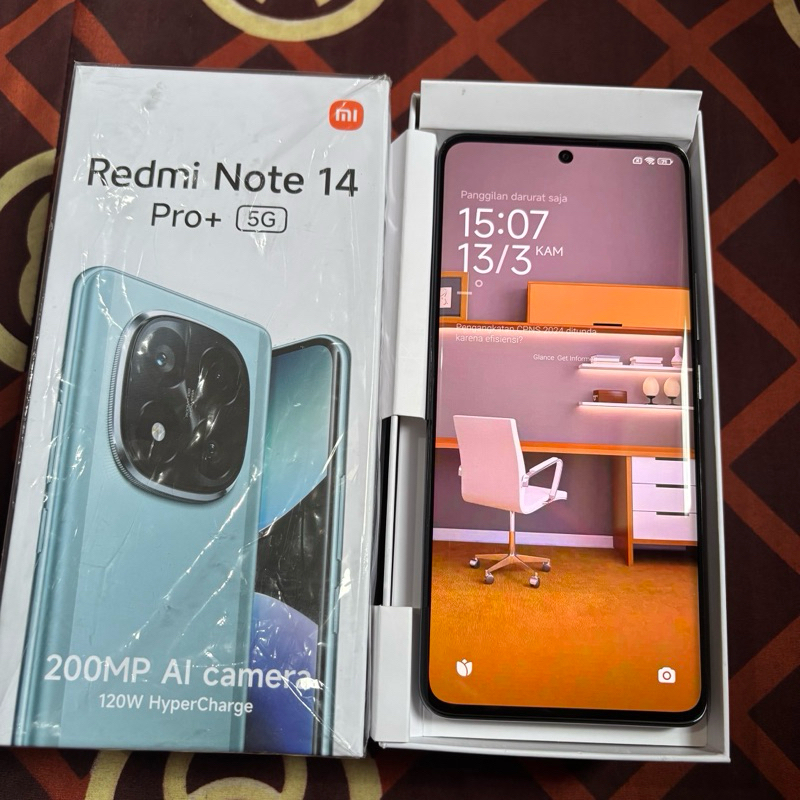 Redmi Note 14 Pro Plus 5G 12/512gb fullset ori