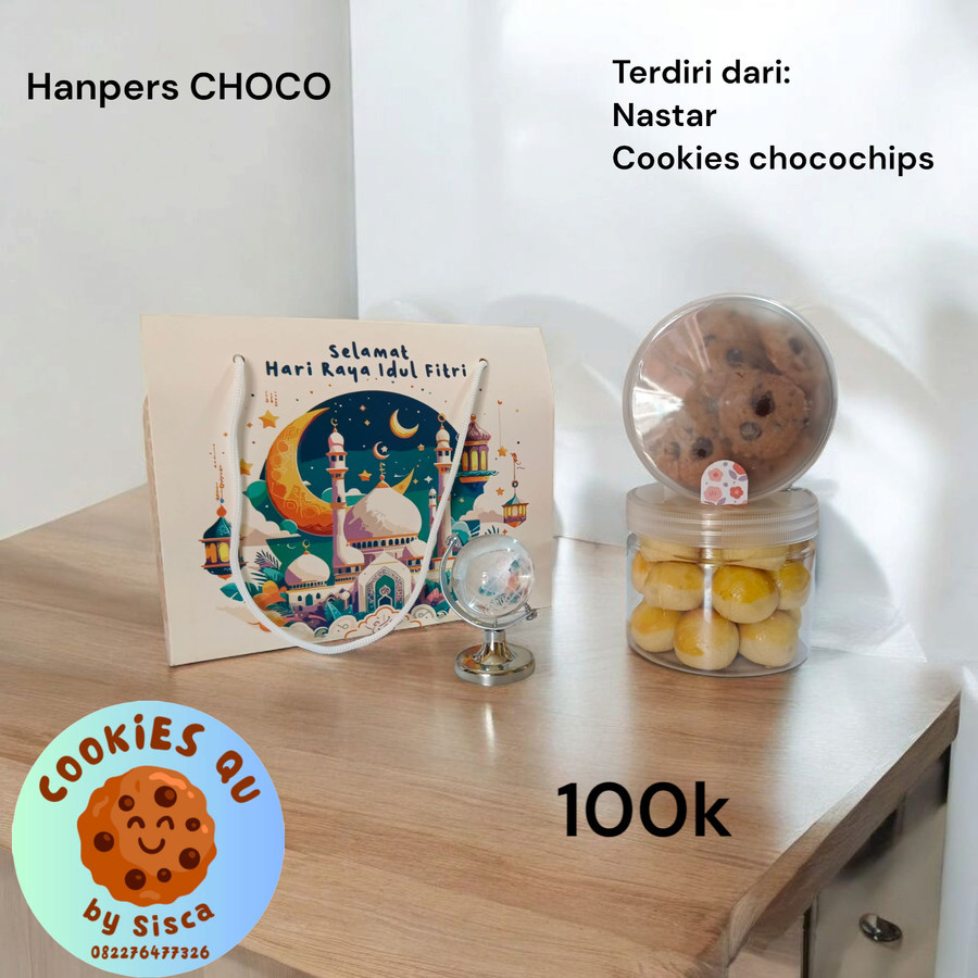 

Hampers lebaran, parsel lebaran, parsel kue kering, nastar, cookies chocochips