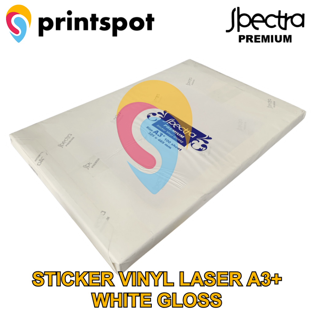 

Spectra Sticker Vinyl Digital Print Laser Toner A3+ Label Stiker Anti Air - PACK