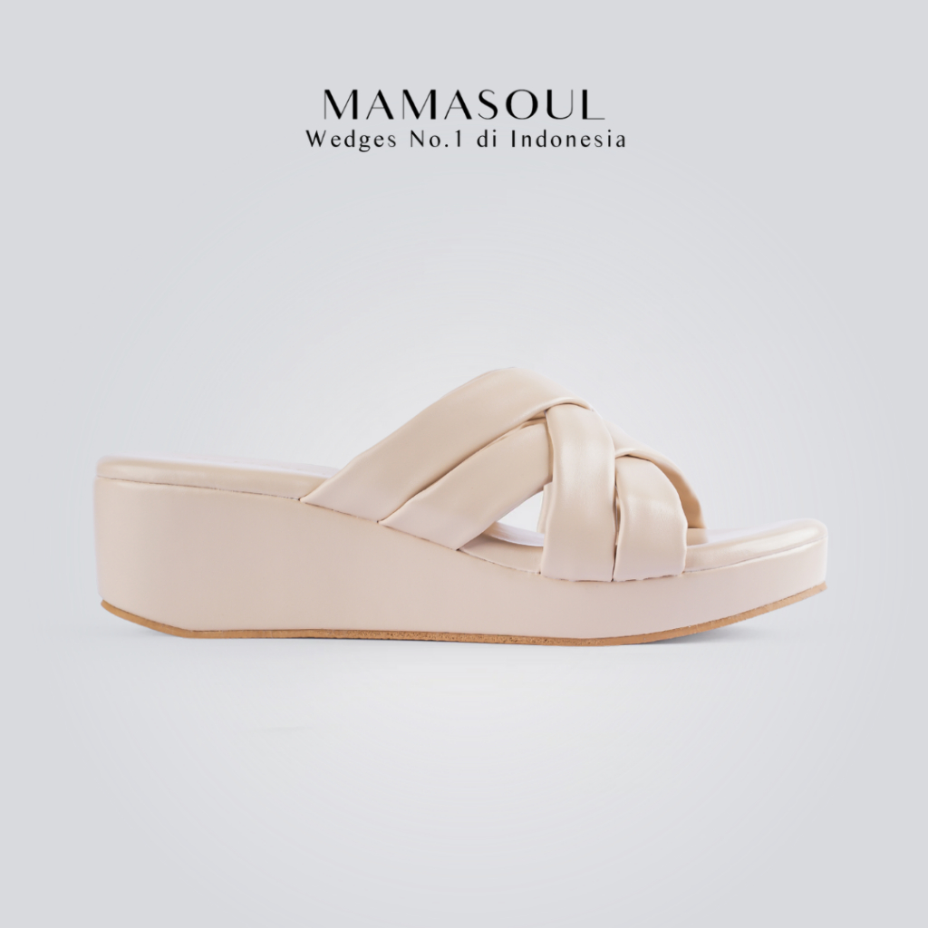 MAMASOUL - Moroco Sepatu Sandal Wanita Tinggi 5cm