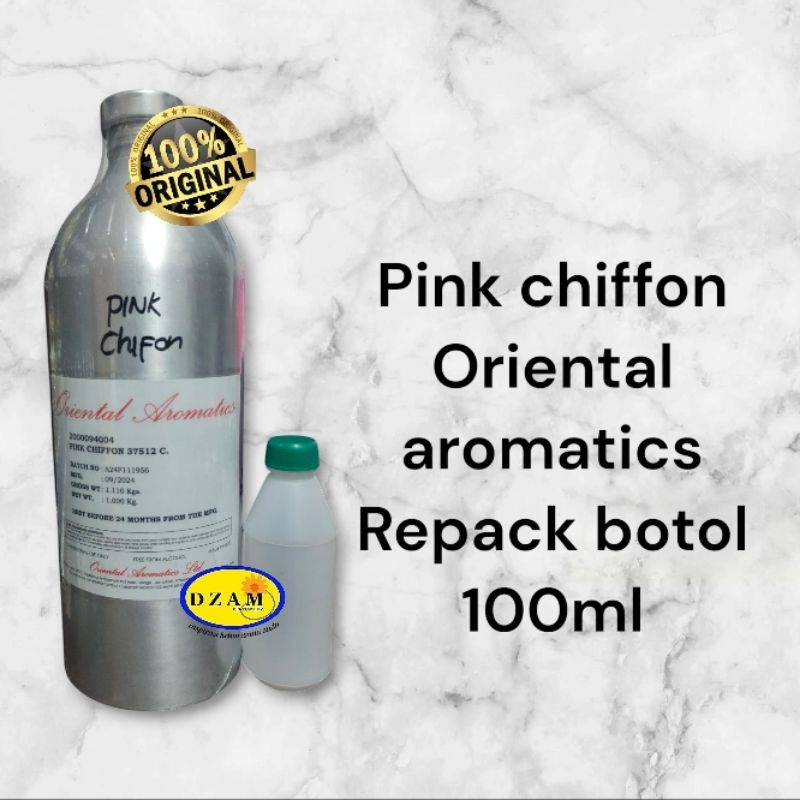 

pink chiffon by oriental aromatics repack botol 100ml murni.