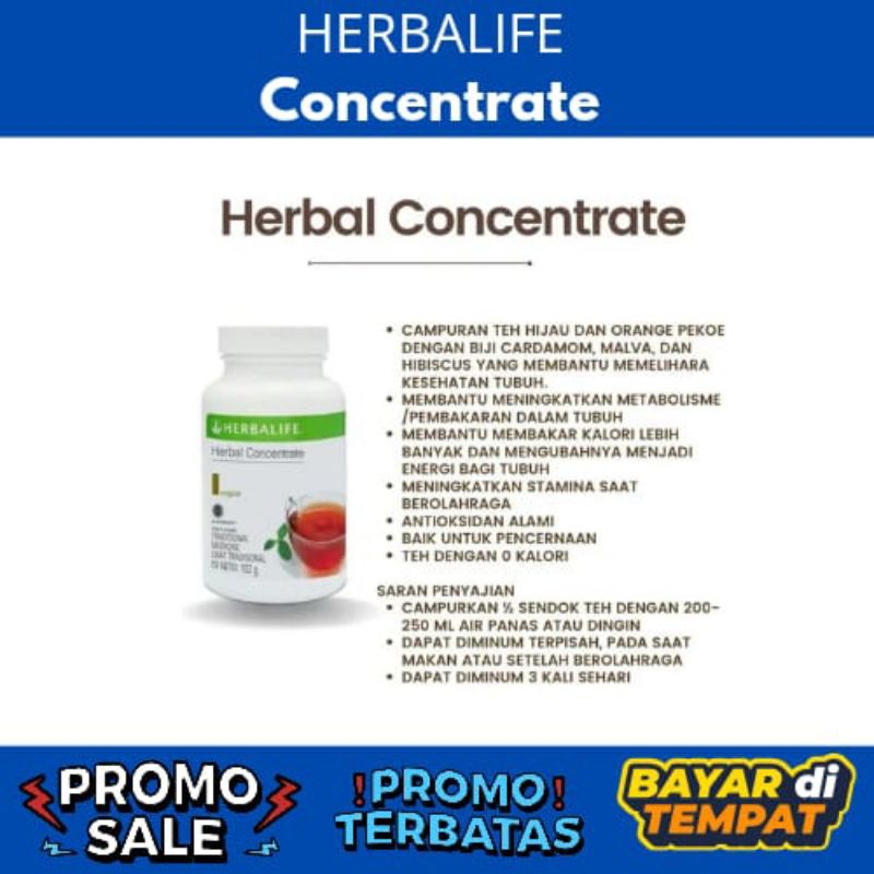 TEH Herbalife - teh Herbalife pembakar lemak -original