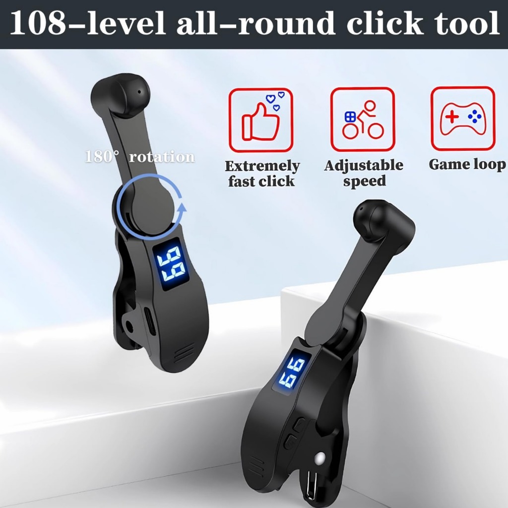 Auto Clicker Display B-02 Alat Tap Tap Layar untuk Smart Phone Multifunctional Layar Ponsel Klik Oto