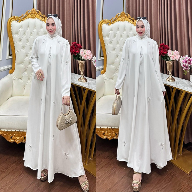 Lakuko - Abaya - Abaya payet - Abaya polos - Abaya Terbaru- Gamis polos - Gamis Polos Payet