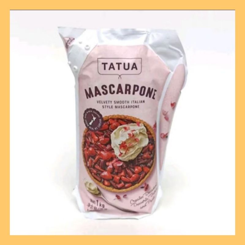 TATUA MASCARPONE / MASCARPONE CHEESE TIRAMISU 1 KG ( GOSEND BANDUNG )