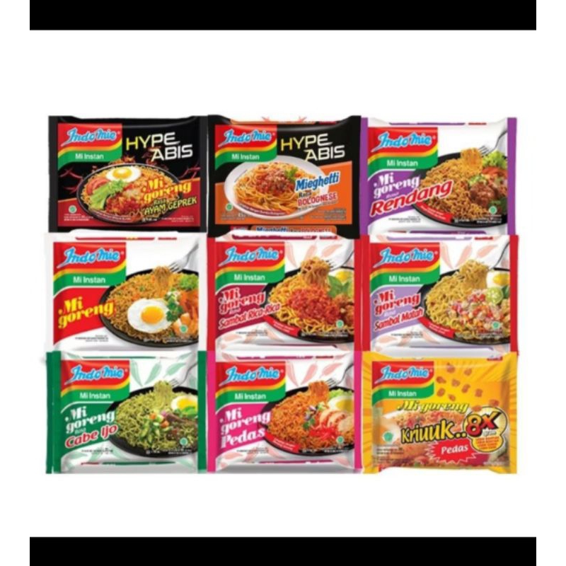 

INDOMIE ALL VARIAN GORENG DAN KUAH