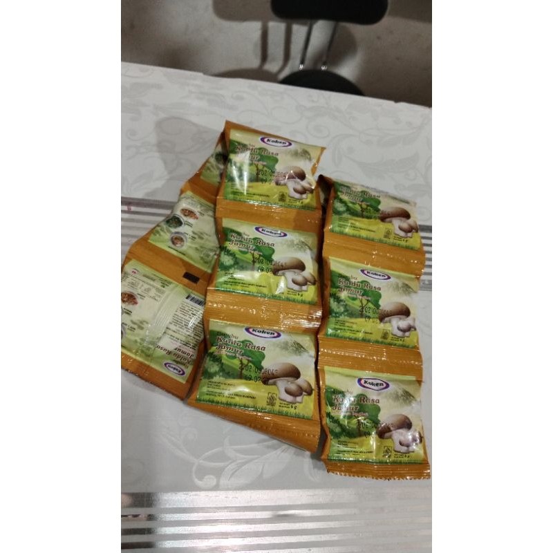 

Kaldu jamur koken 1 renteng isi 10pcs/kaldu jamur vegan alami