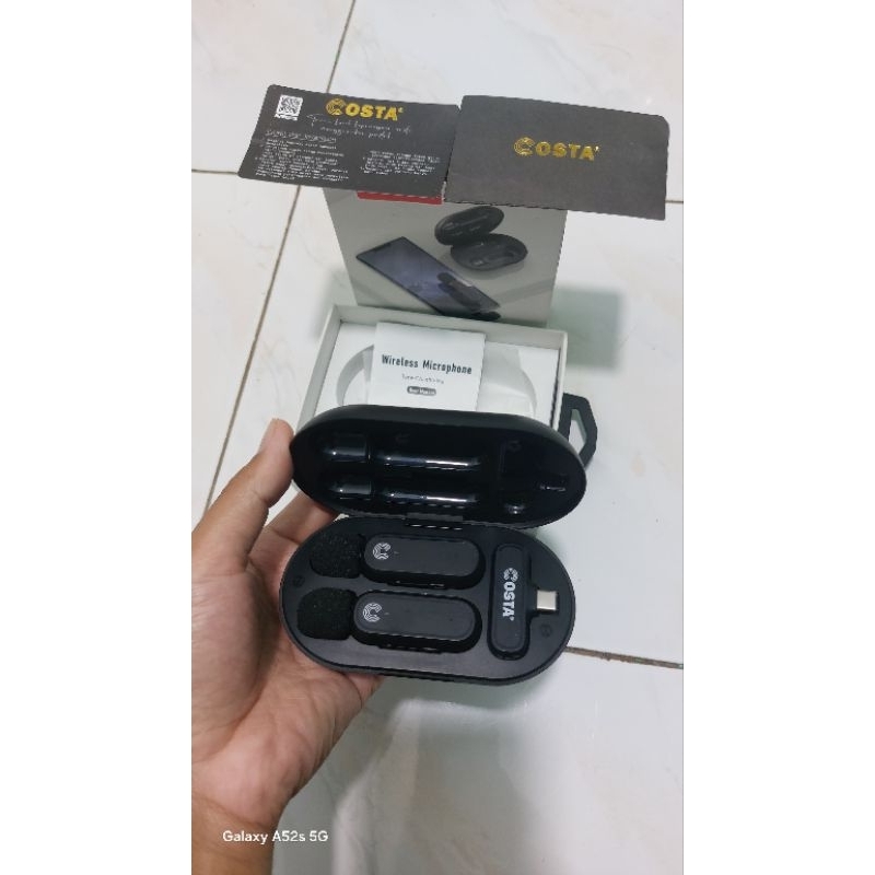 Mic wireless costa bekas pakai