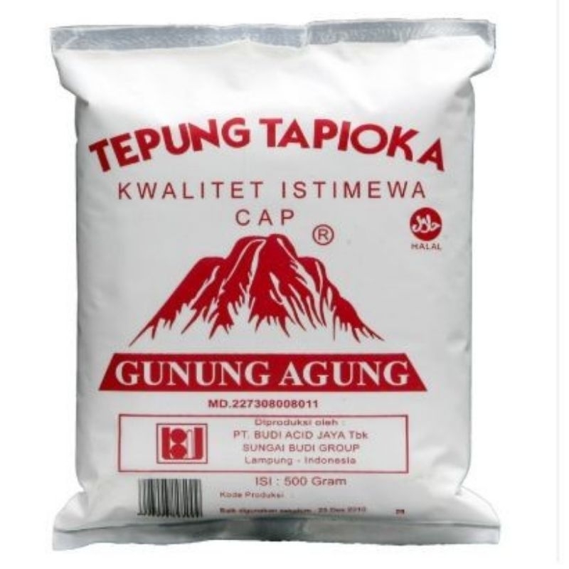 

Tapioka gunung agung/Tepung ketan putih Rose 500gr/Tepung beras putih Rose 500 gr/ rose brand