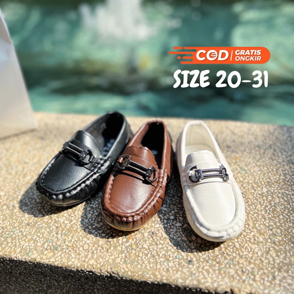 KODE E74C GLORYKIDZ SHB451 Sepatu Pantofel Anak Laki Laki 1 Tahun  6 Tahun Sepatu Formal Pansus Anak
