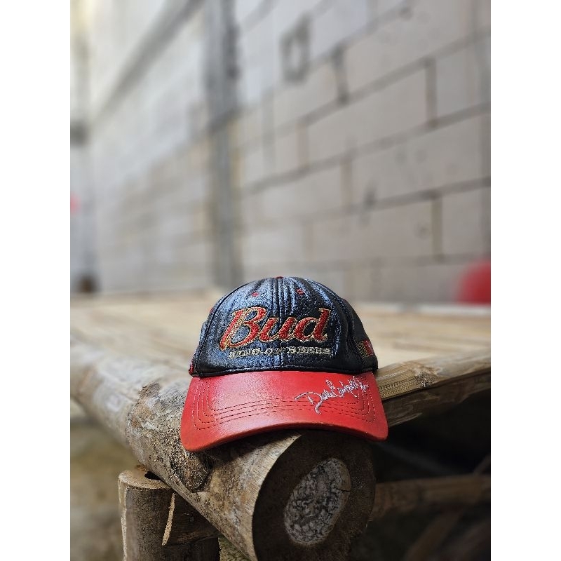Nascar Leather Bud Dale Earnhardt hat