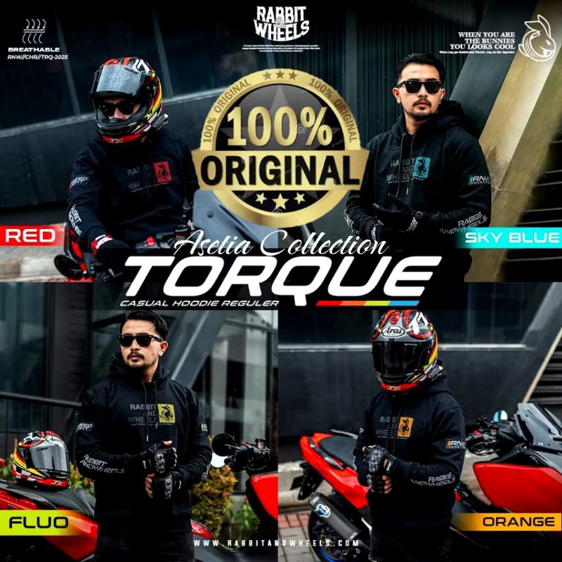 HOODIE RABBIT AND WHEELS TORQUE | NEW | ORIGINAL RNW