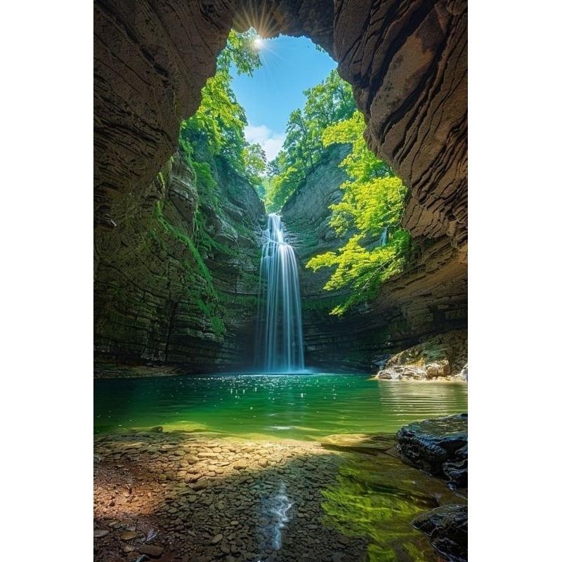poster cetak jumbo pemandangan alam hiasan dinding pemandangan alam macam macam ukuran