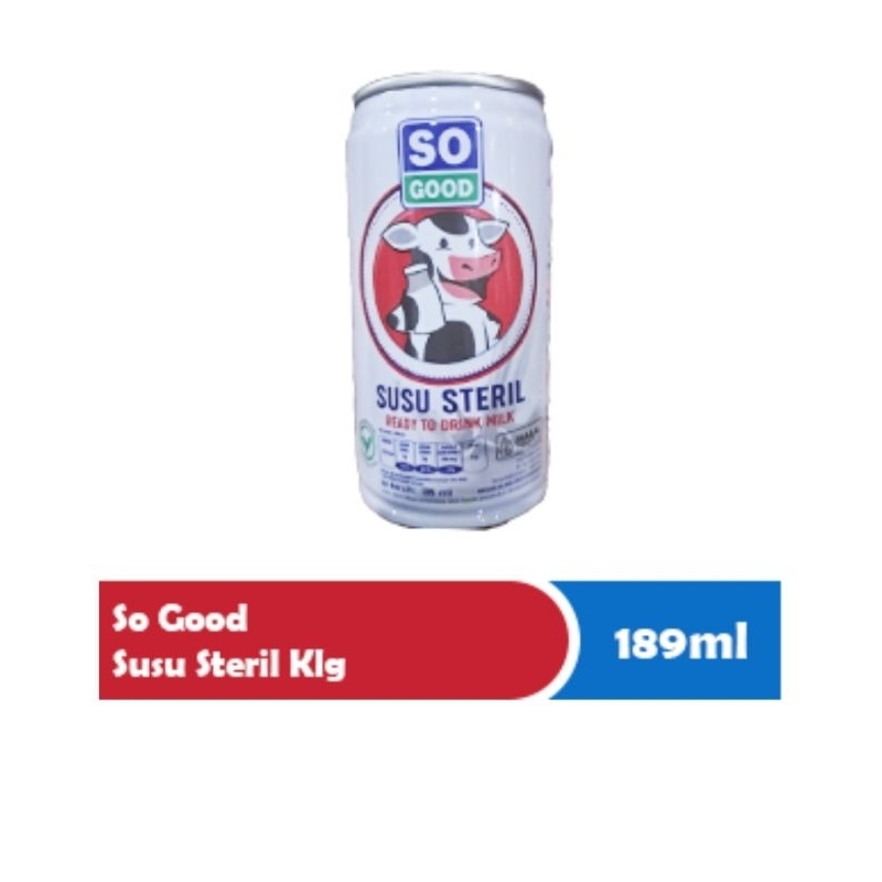 

So Good Susu Steril Kaleng 189ml