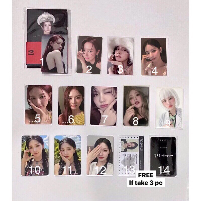 Miyeon (G)i-dle photocard official album My Solo I love Pob Makestar