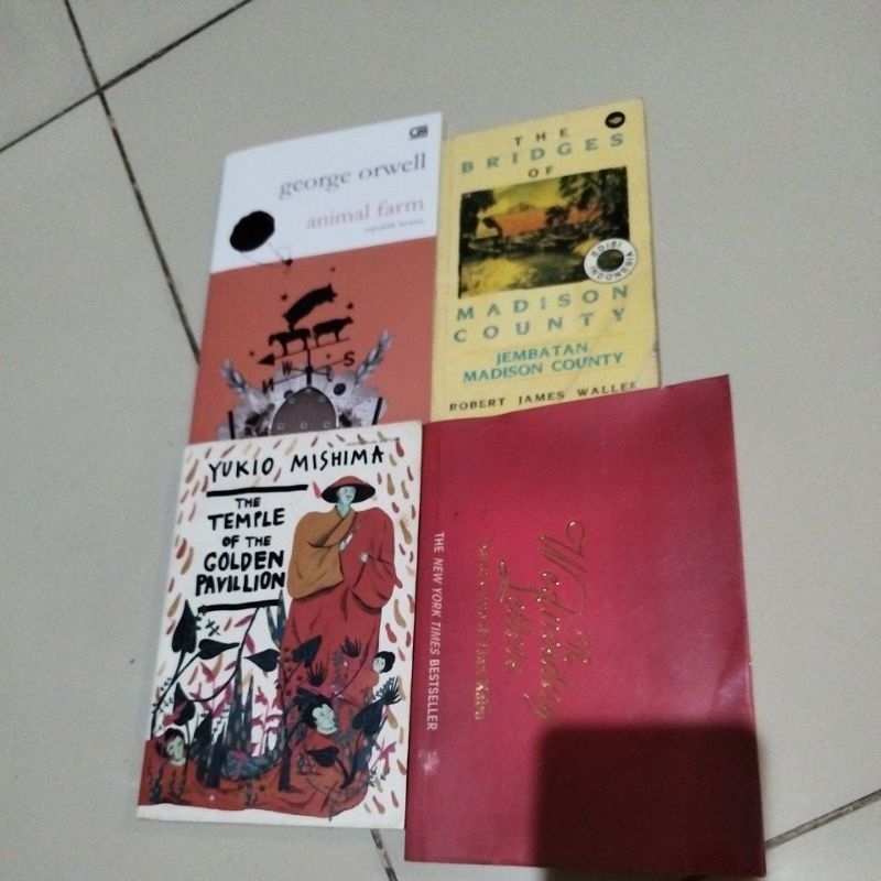 Republik hewan, Wednesday letter, the temple of golden pavillion, the bridge of Madison county