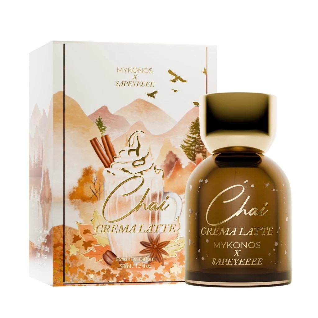 Mykonos Chai Crema Latte x Sapeyeeee Extrait 50ML BNIB Resmi Original Segel
