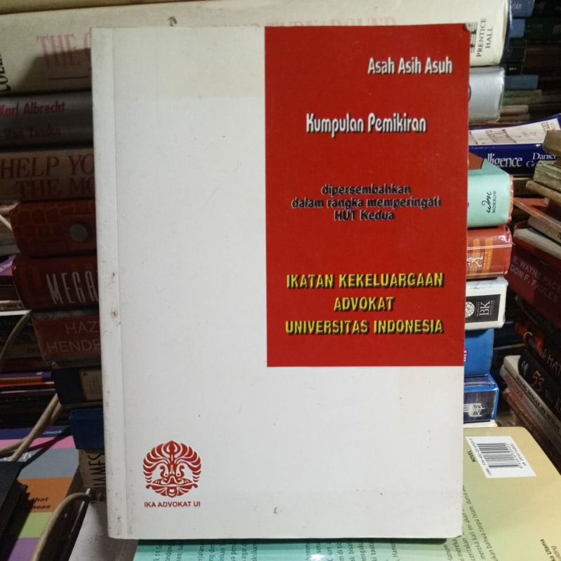 buku, ASAH ASIH ASUH, KUMPULAN PEMIKIRAN, IKATAN KELUARGA ADVOKAT UI, kondisi baik, used seken bekas