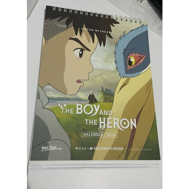 kalender the boy and the heron ghibli