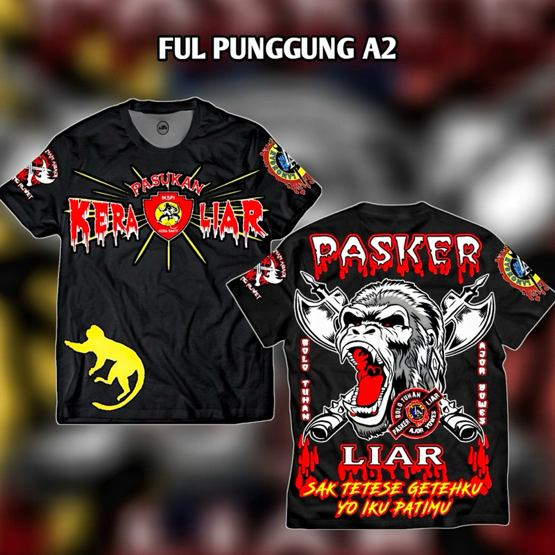 kaos pasker liar ikspi kera sakti terbaru kaos distro disain terbaru pasker liar ikspi kera sakti fu