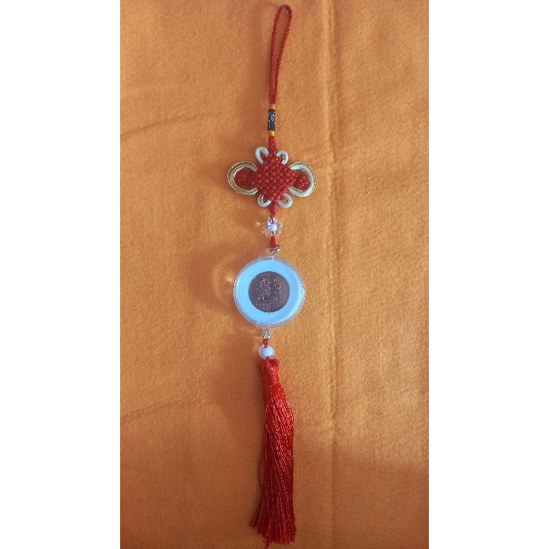 Tassel Gantungan Kaca Spion Tengah Mobil 1 dirham perak dan koin fulus tembaga