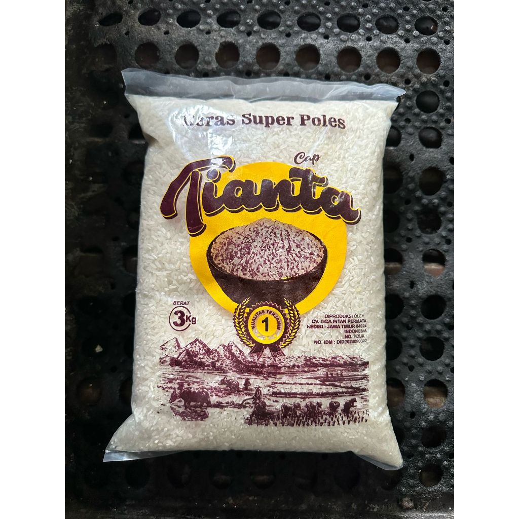 

BERAS TIANTA KEMASAN 3 KG