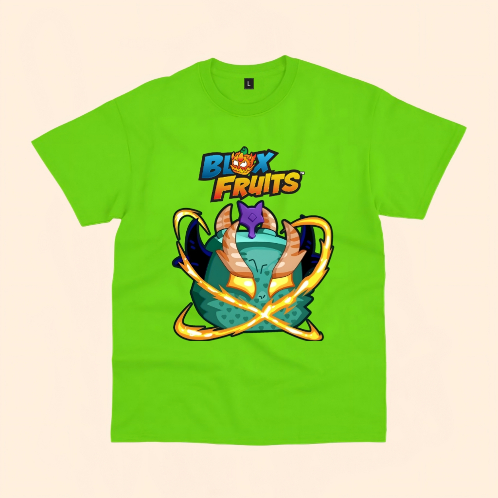 Baju kaos anak roblox blox fruit dragon free custom nama