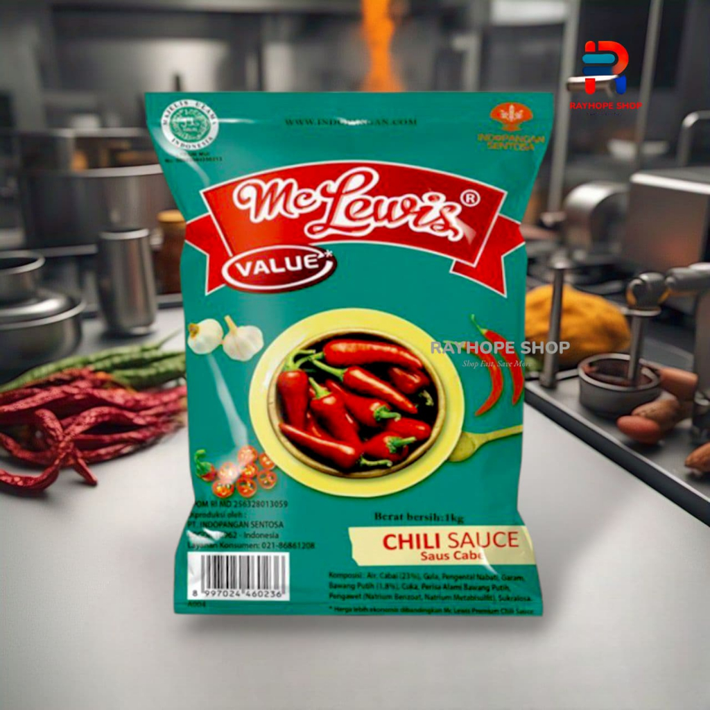 

PROMO Saus Sambal Sambel Cabe Cabai Chili Sauce Mc Lewis Value 1/2 Kg 500 gram gr Murah Termurah Original Usaha Kekinian Kuliner Viral Bumbu Masak Pouch